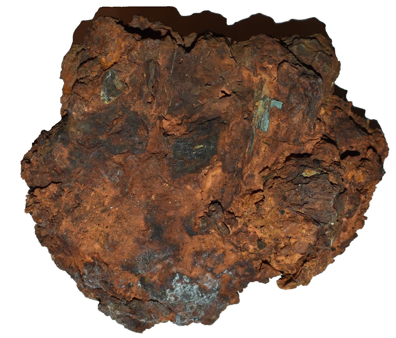 Copper Ore Green Bayldonite 1800s Ore Knob Copper Mine North Carolina Large