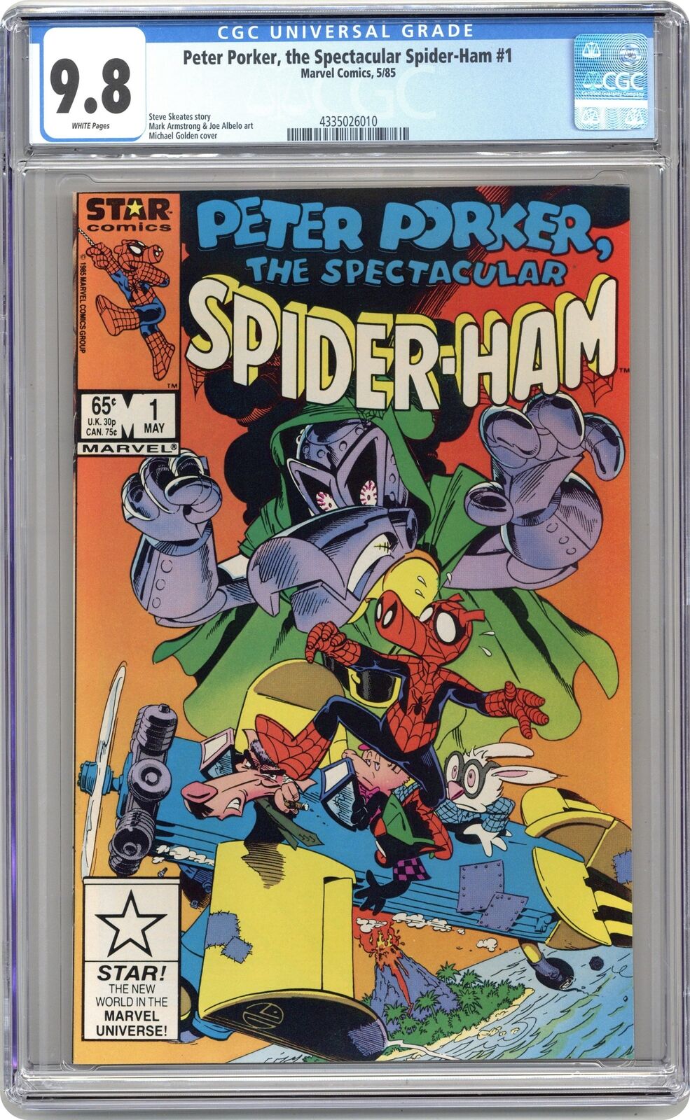 Peter Porker the Spectacular Spider-Ham #1 CGC 9.8 1985 4335026010