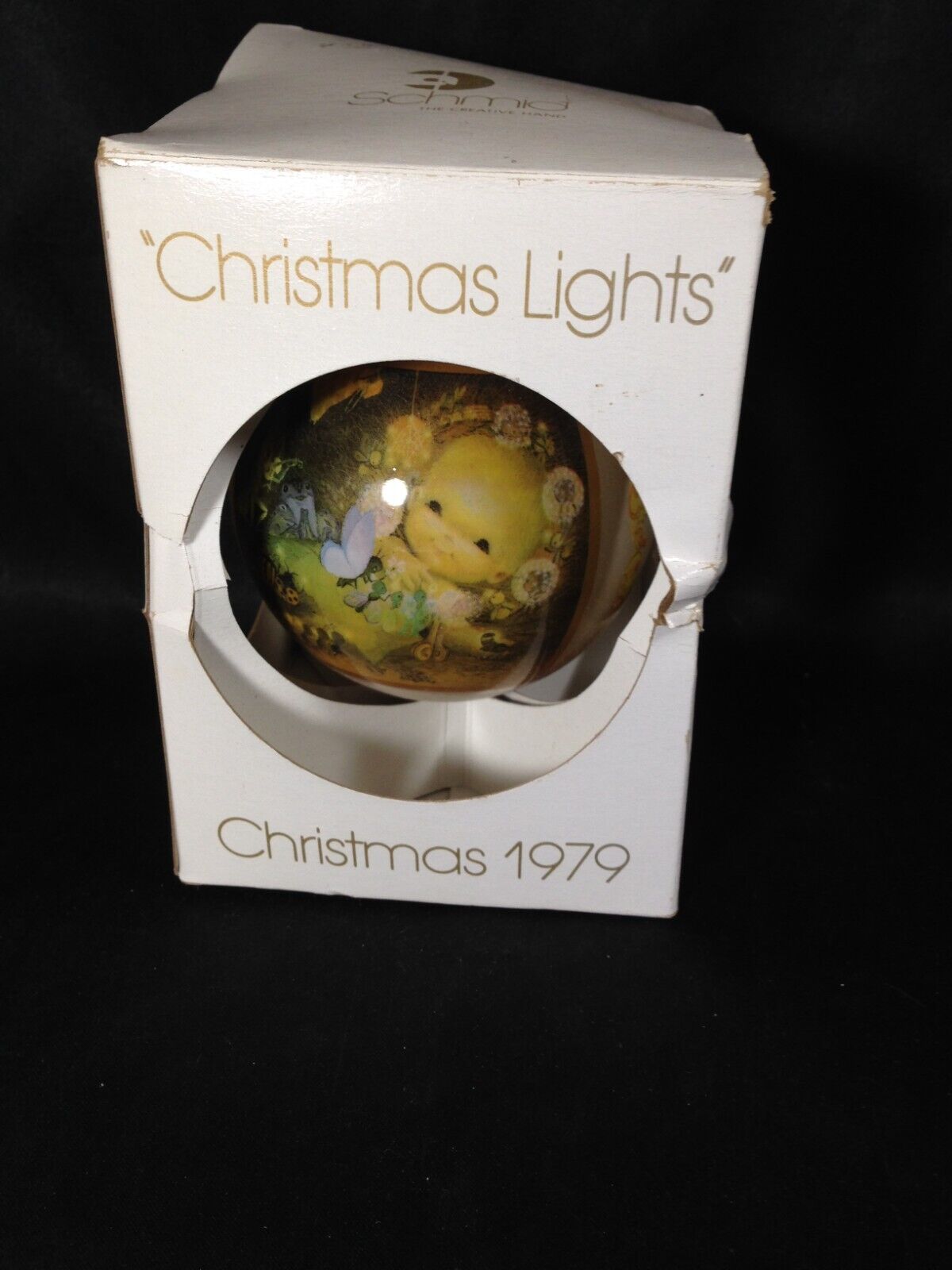 Vintage 1979 Schmidt Jerrandie Christmas Ball Ornament