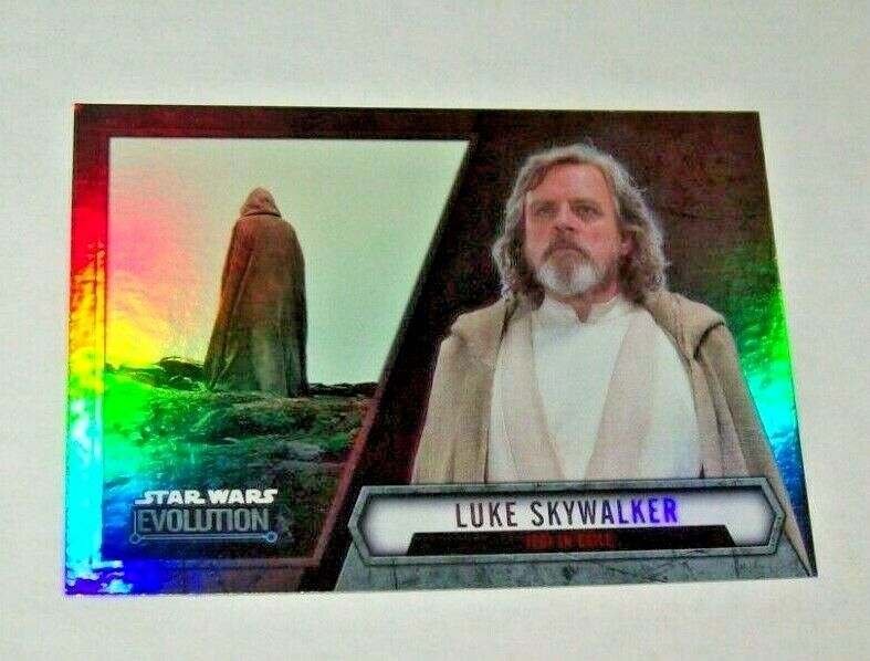 Topps Star Wars Evolution Luke Skywalker Foil Card
