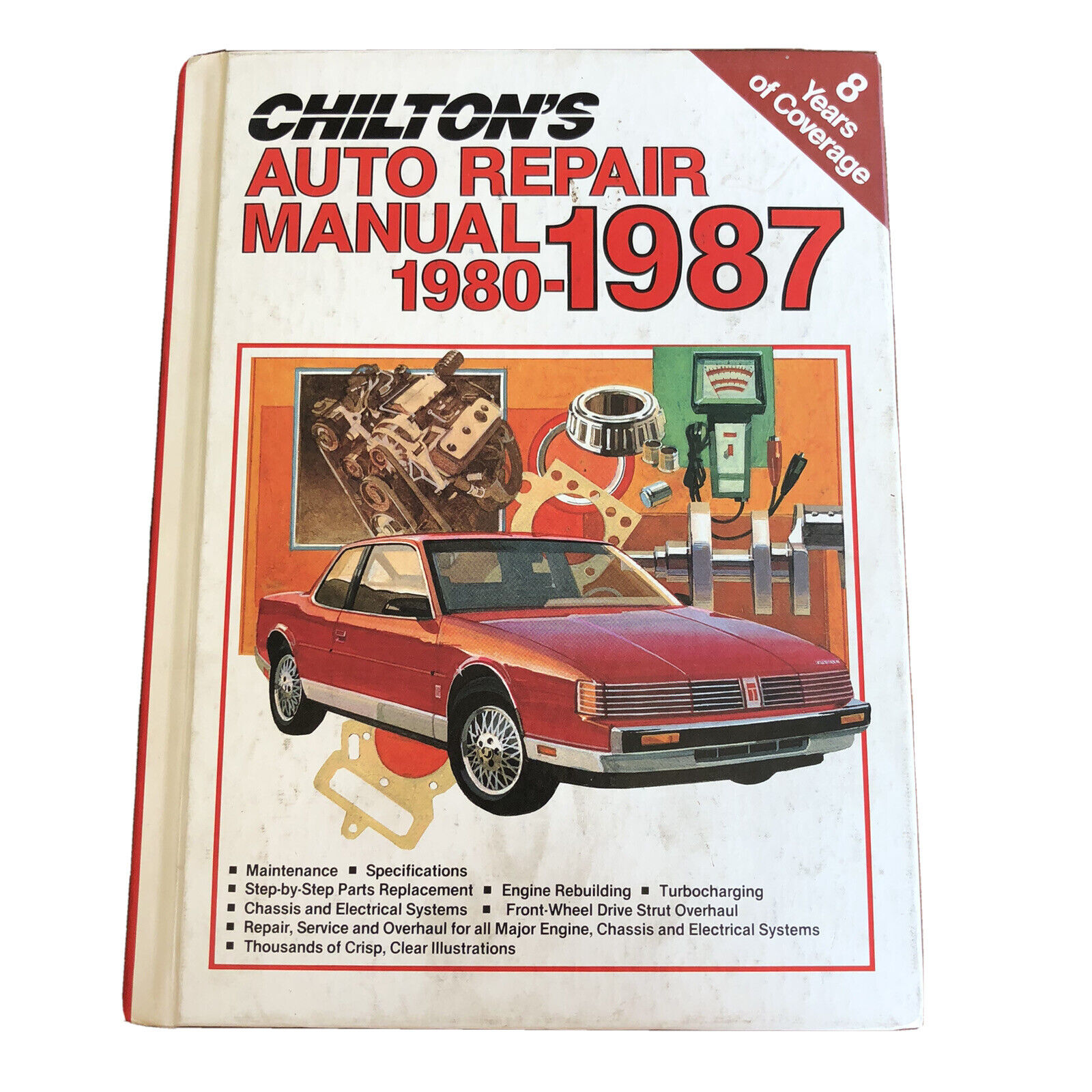 Vintage Chilton's Auto Repair Manual 1980-1987 Preowned