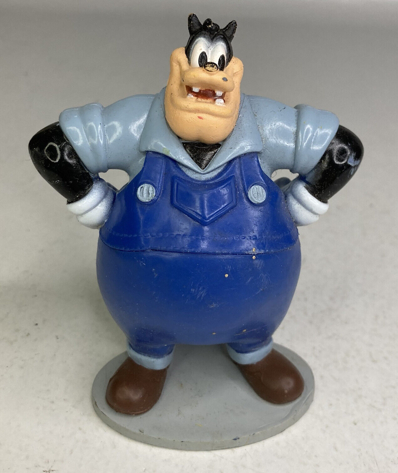 Disney Figure Pete in Blue Overalls Goofy Movie Cake Topper Toy
