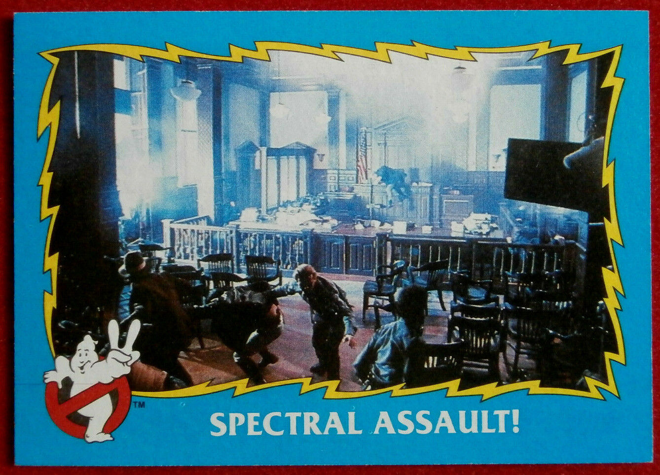 GHOSTBUSTERS II - Card #23 - SPECTRAL ASSAULT - TOPPS 1989