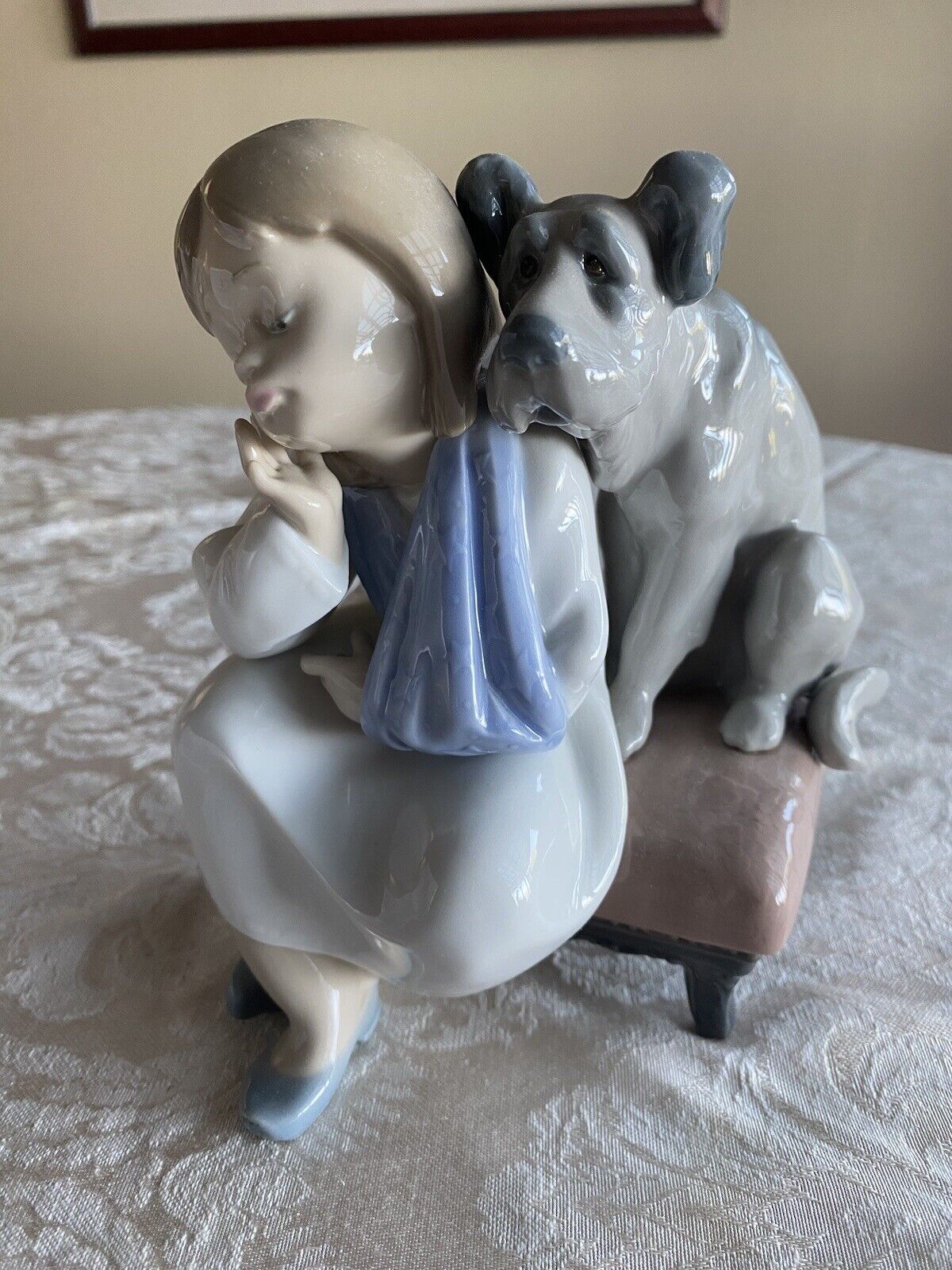 RETIRED 1998’WE CAN’T PLAY LLADRO’  Porcelain Figurine-Item#01005706