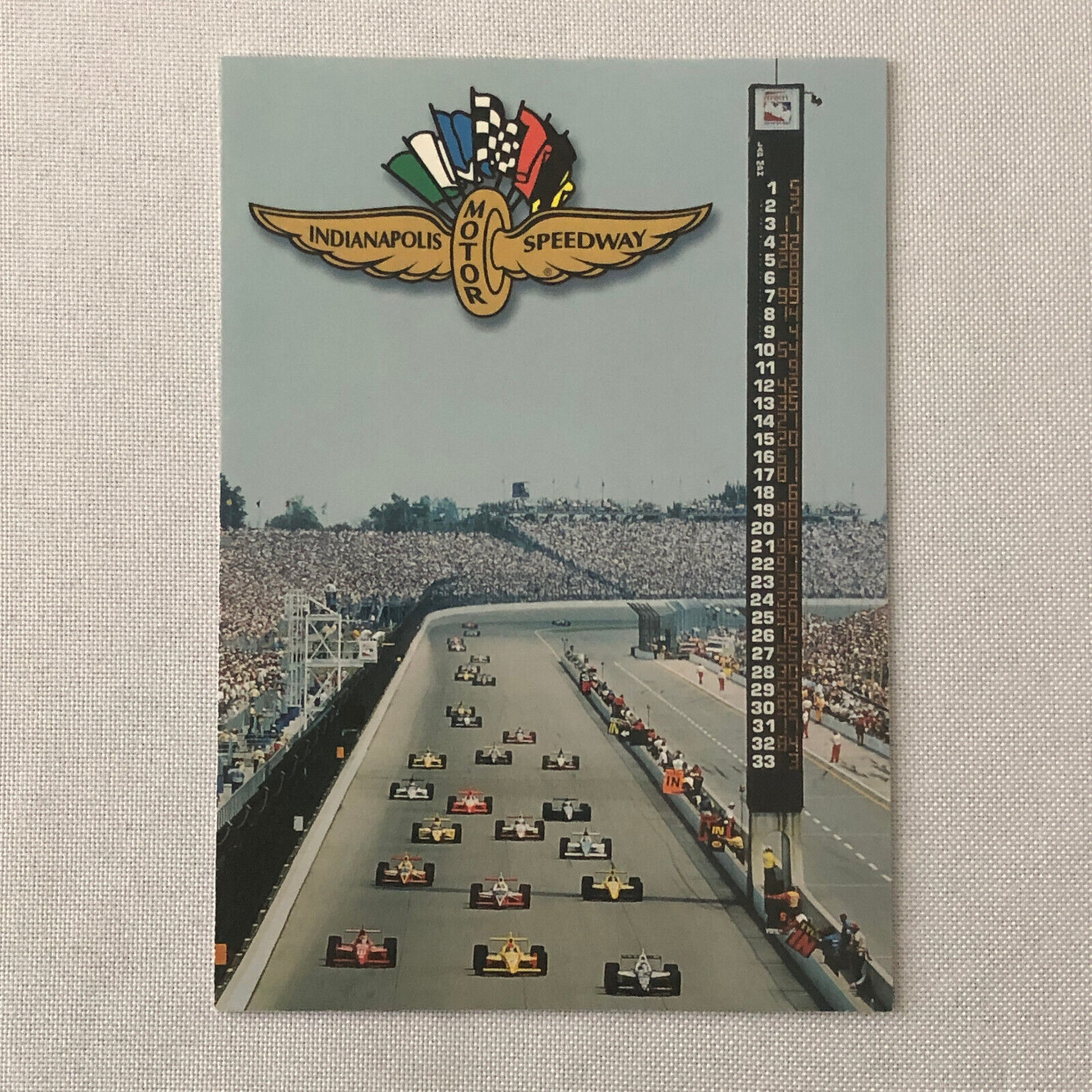 1999 Indanapolis Motor Speedway Indy 500 Racing Postcard Post Card Arie Luyendyk