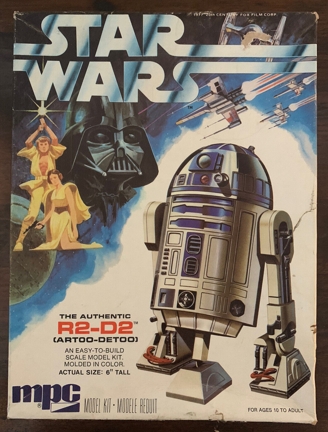 1977 Star Wars R2-D2 MPC Model Kit 6\