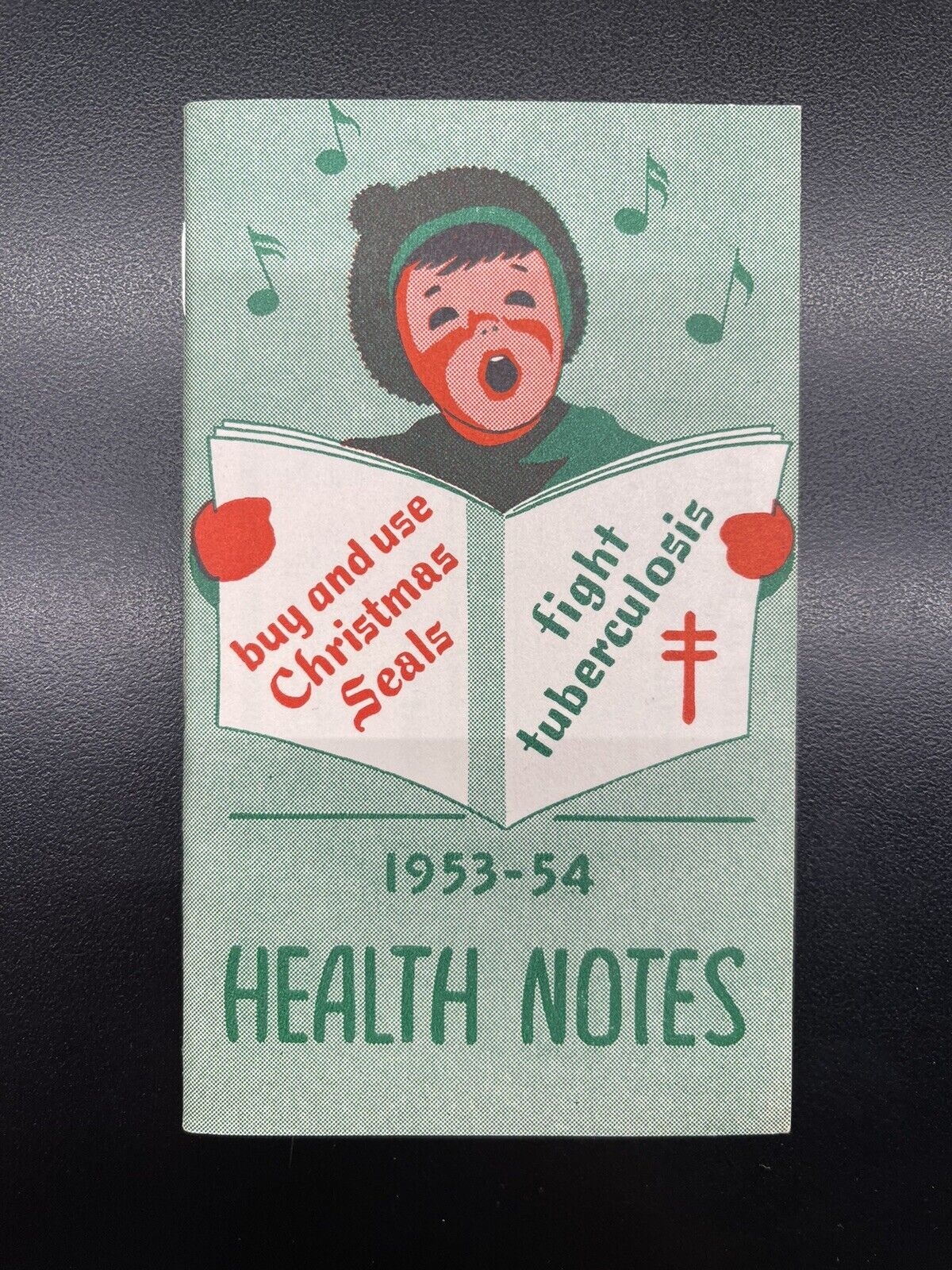 Unused-My Health Notes Handbook. 1953-54  Christmas Seals Minnesota Health