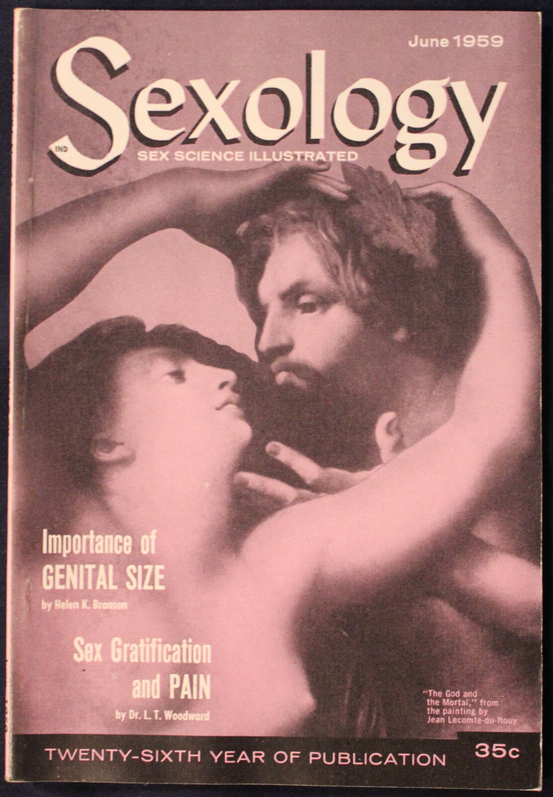 Original June 1959 Sexology Magazine Importance of Genital Size