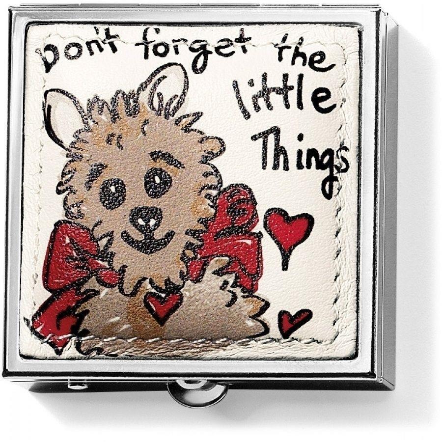 BRIGHTON Dog Don't Forget the Little Things   PILL BOX   NWTag