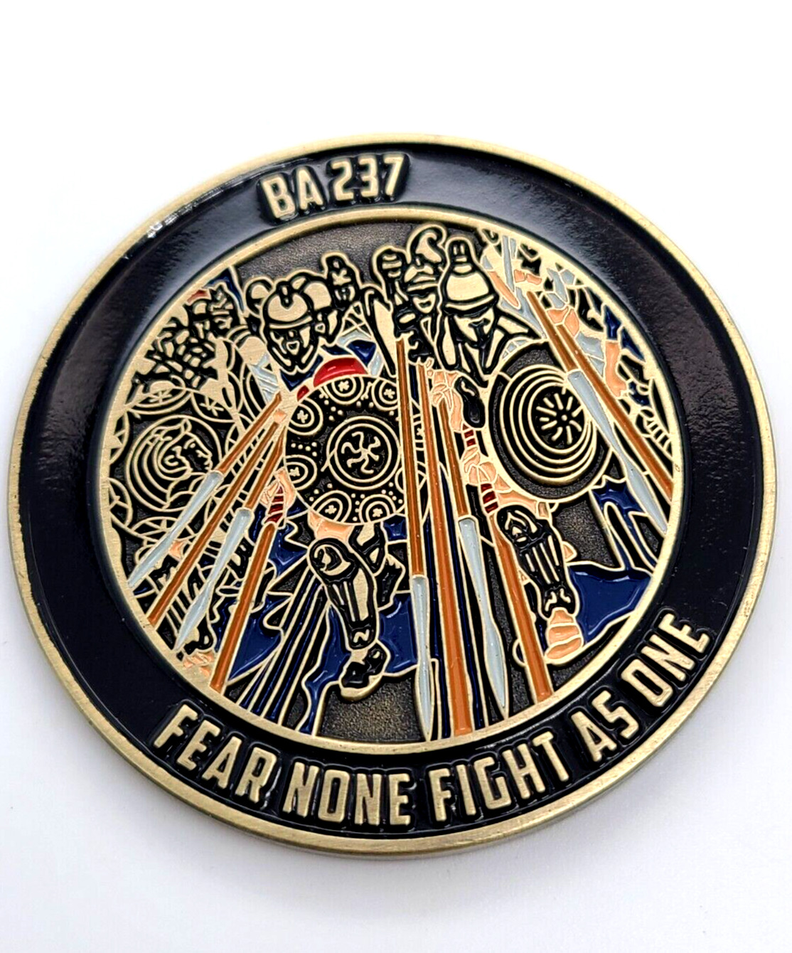 United States DEA Special Agency BA 237 Fear None Fight As One Challenge Coin
