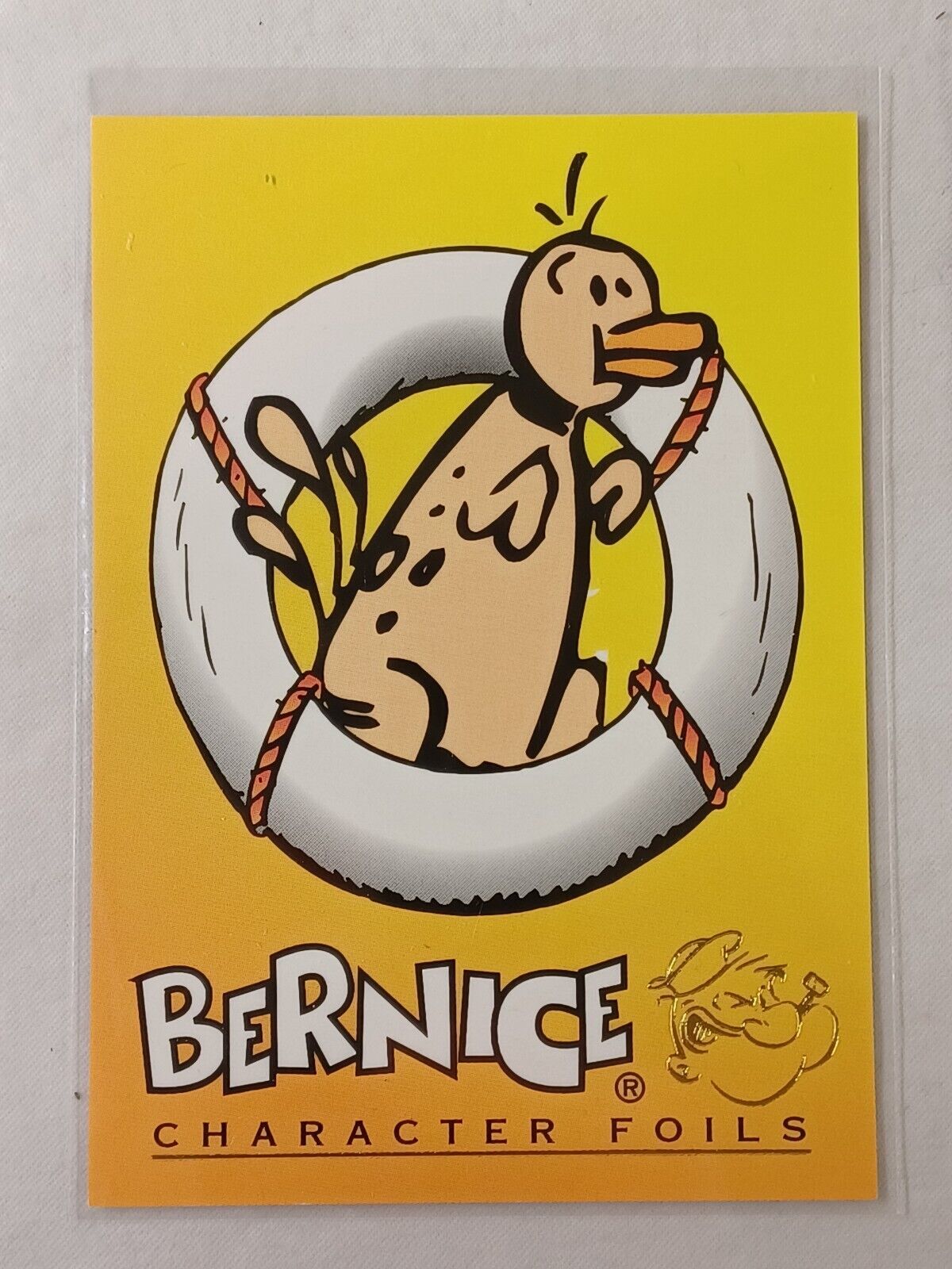 1994 Popeye Character Foil #11 Bernice Whiffle Hen CF 11 of 12 Insert Chase Card