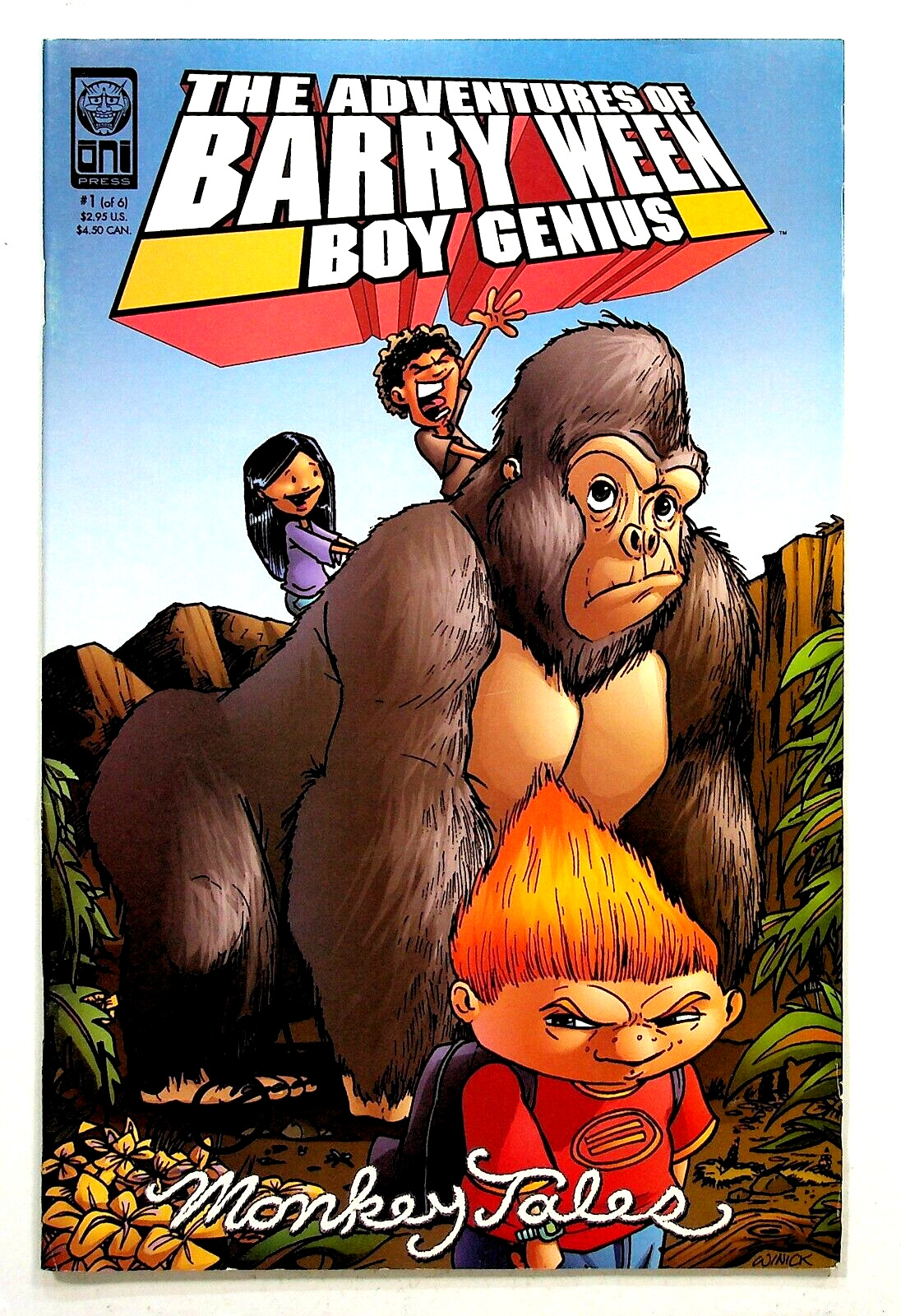 Adventures of Barry Ween Boy Genius #1 Signed by Judd Winick Oni Comics