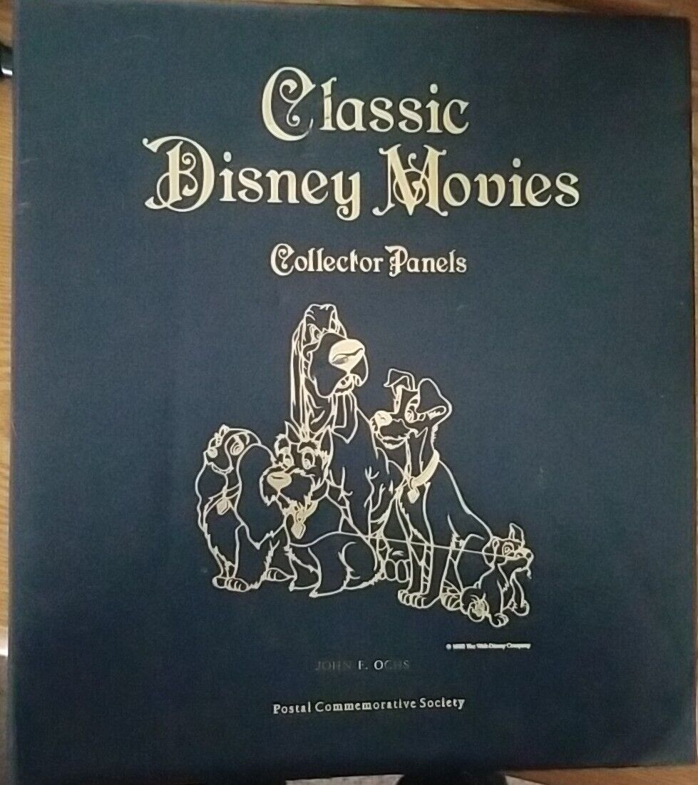 Vintage 1990 Classic Disney Movie Collector Panels 4 Stories  Postal Society