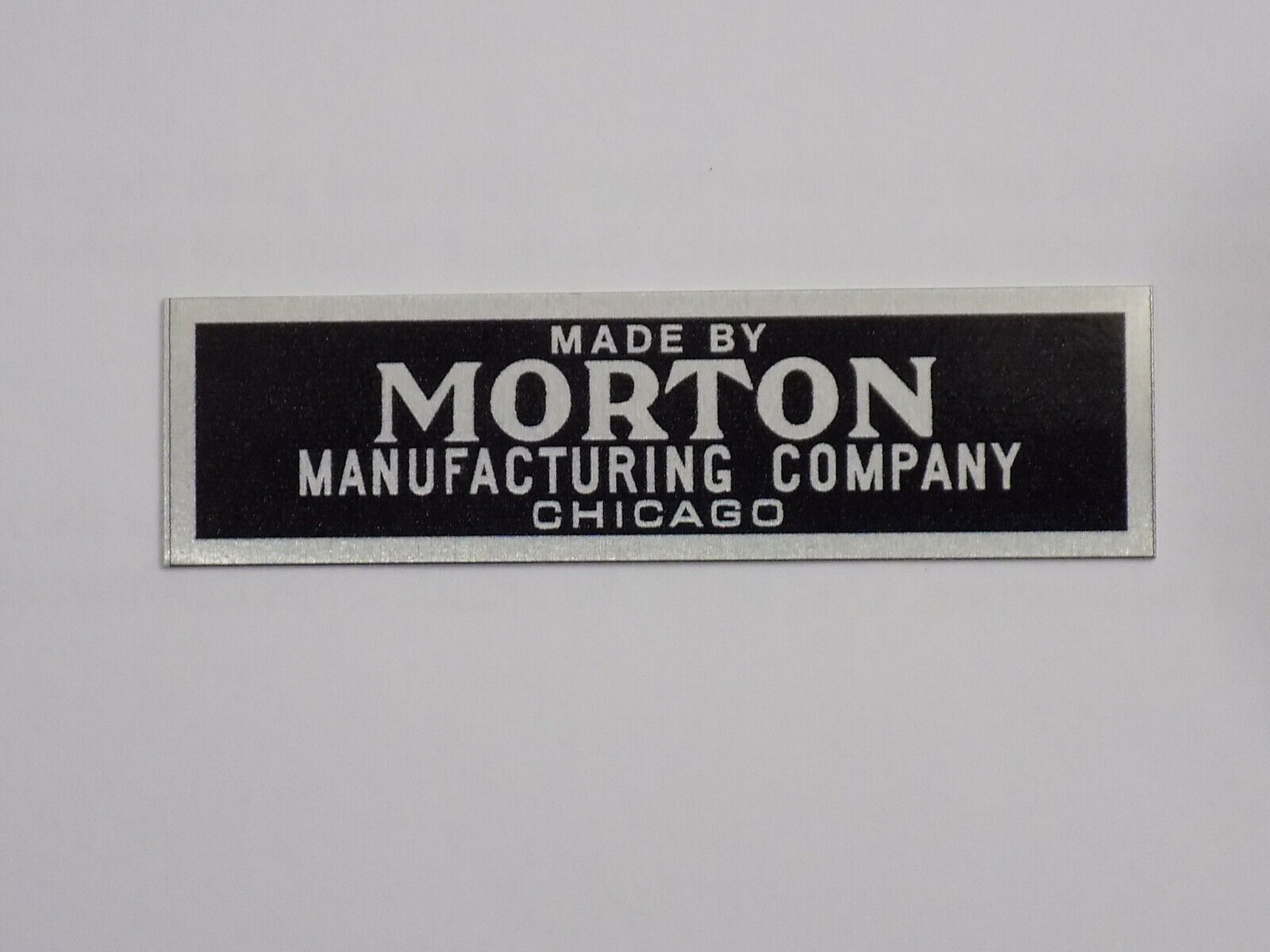 Morton Manufacturing Company Replacement Tag for Step box or Conductor\'s Stool