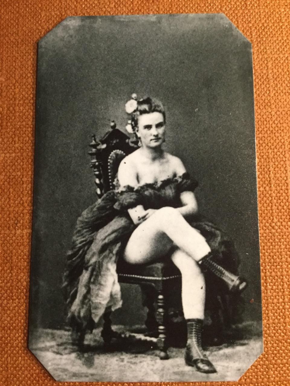 Wild West Soiled Dove prostitute  Historical RP tintype C368RP