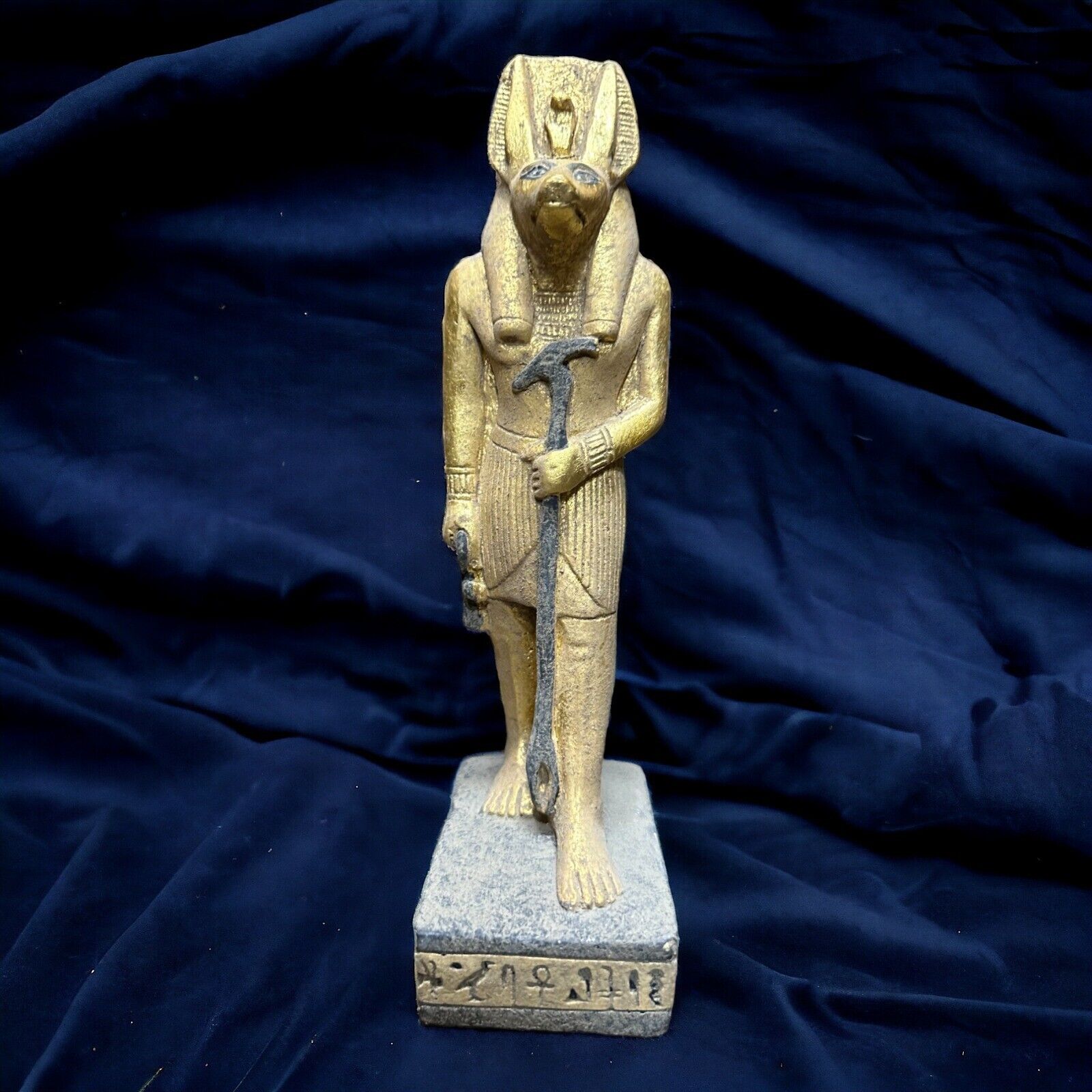 Rare Ancient Egyptian Antiques Anubis Statue God Of The Underworld Pharaonic BC