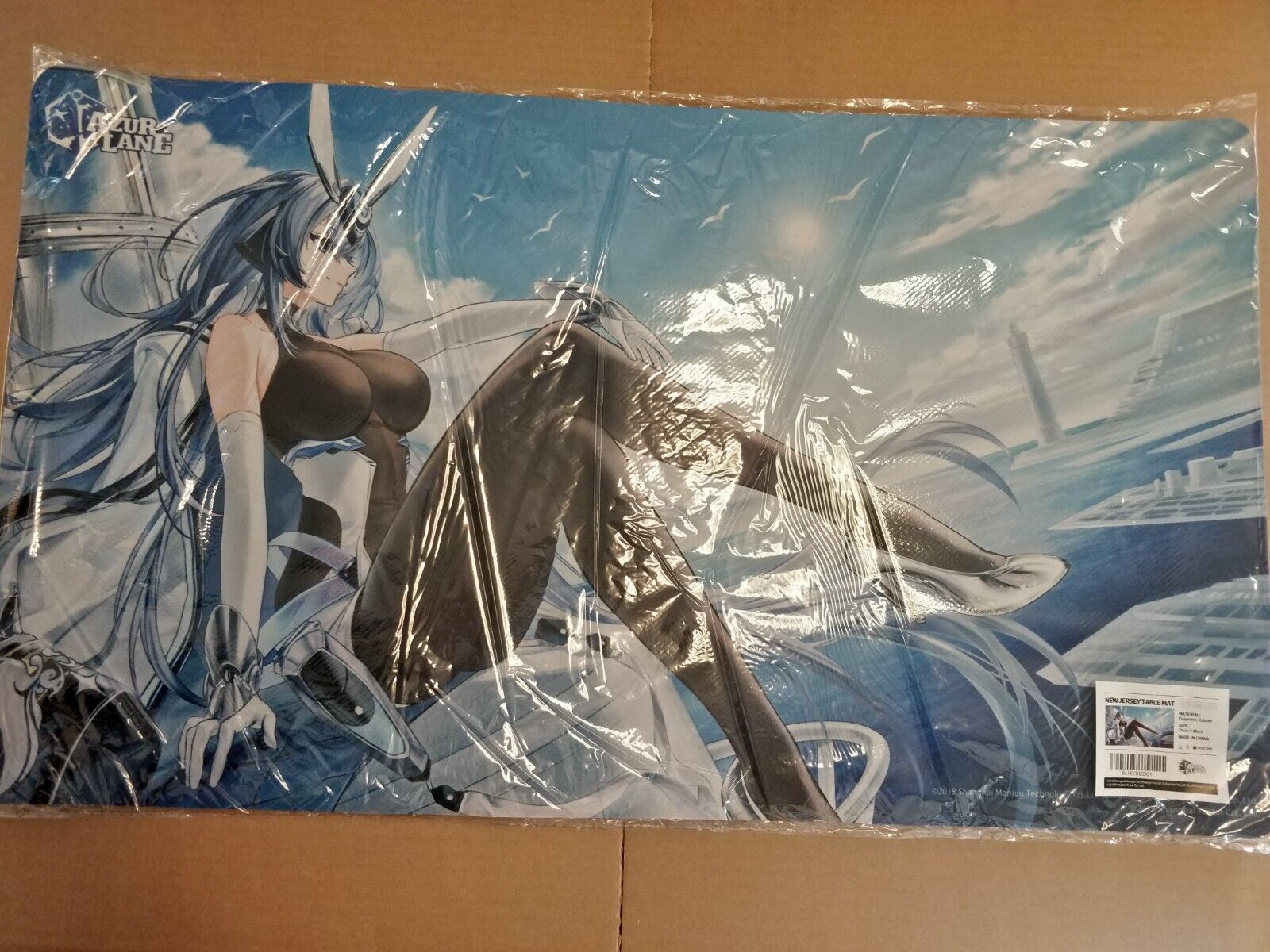 OFFICIAL AZUR LANE NEW JERSEY LARGE TABLE MAT (YOSTAR) NEW SEALED