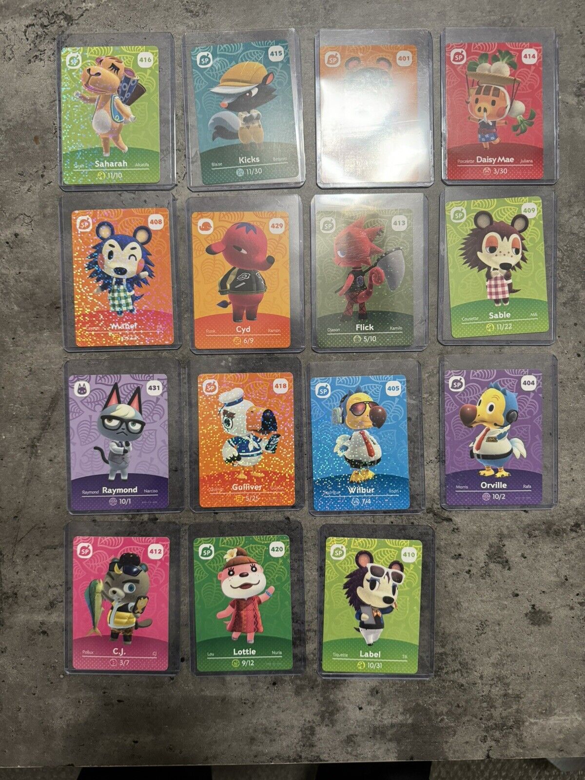 Nintendo Animal Crossing Official Amiibo Cards Lot SP’s and More Over 100+ Cards