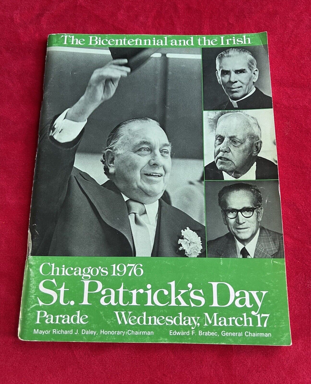 1976 Chicago St. Patrick’s Day Parade Program Mayor Richard J. Daley