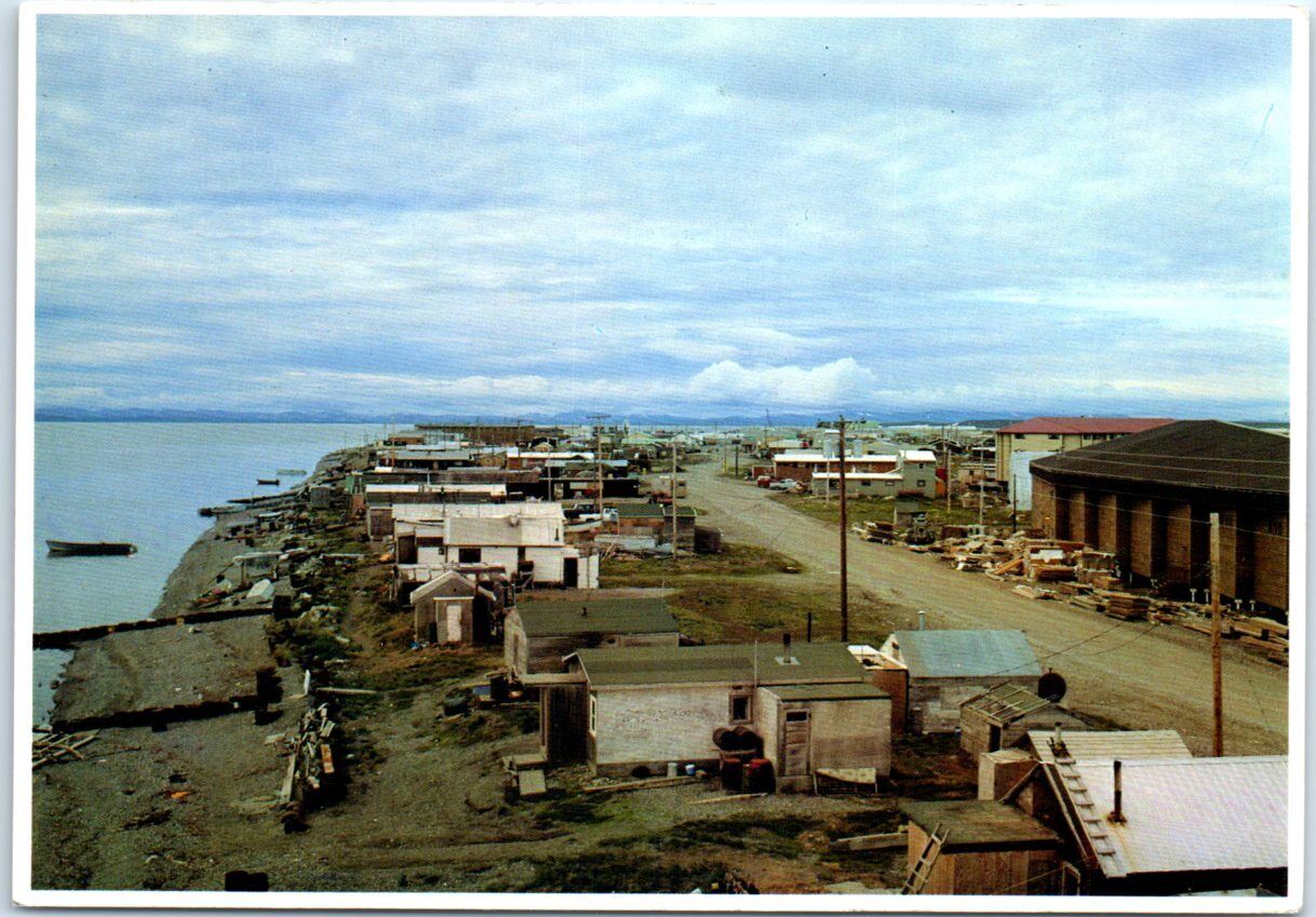 Postcard - The main street - Kotzebue, Alaska