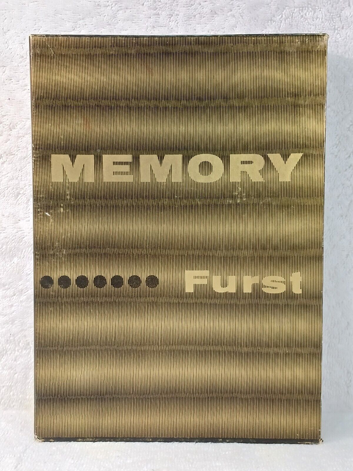 Memory Furst, By Dr. Bruno Furst (You Can Remember) 1965, Vintage 