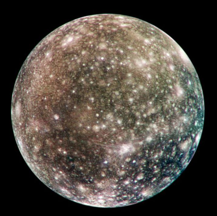 Callisto Moon, Solar System, Outer Space, NASA 8 x 10 Photo Picture 