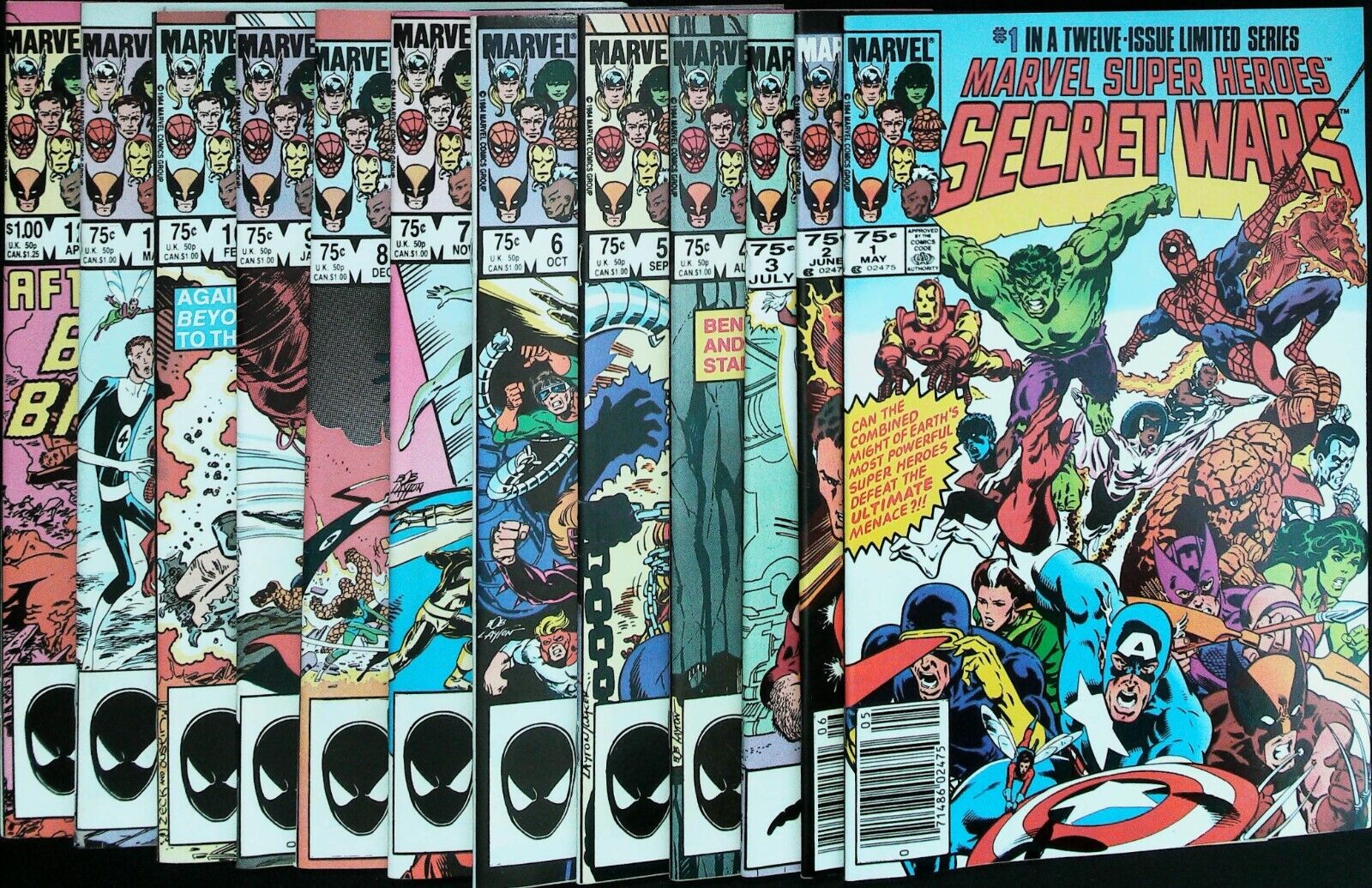 Marvel Super Heroes Secret Wars Lot (1984-1985) - Full Run - High Grade