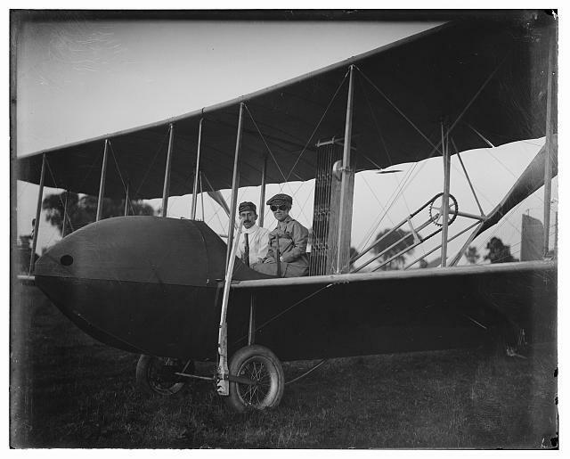 Wright Brothers,Katharine Wright,Wright Model HS Airplane,Orville Wright,1915