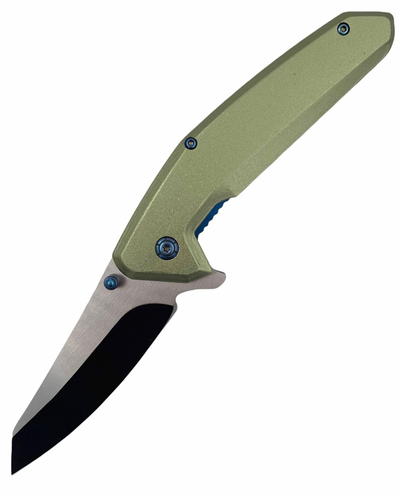 TACTICAL Spring Assisted Open Pocket Knife CLEAVER RAZOR FOLDING Blade