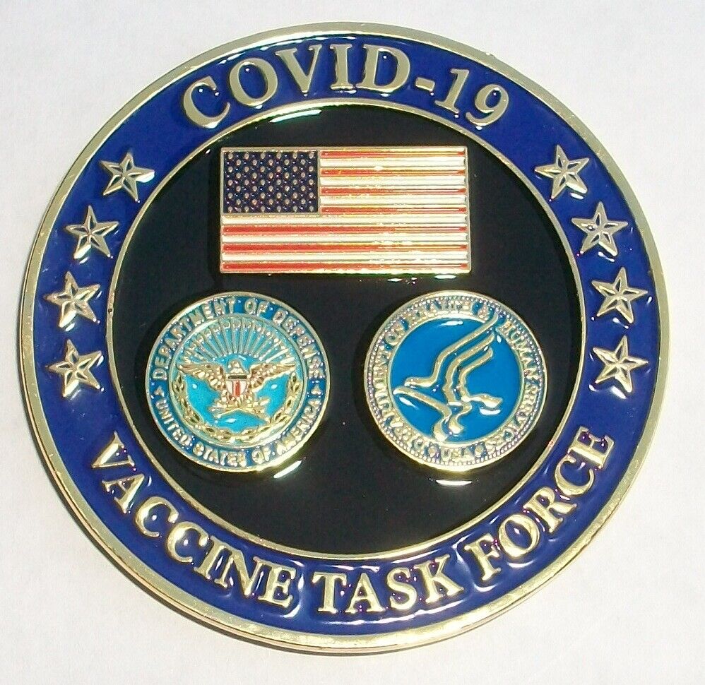 Operation Warp Speed COVID-19 Vaccine Task Force Coronavirus Challenge Coin