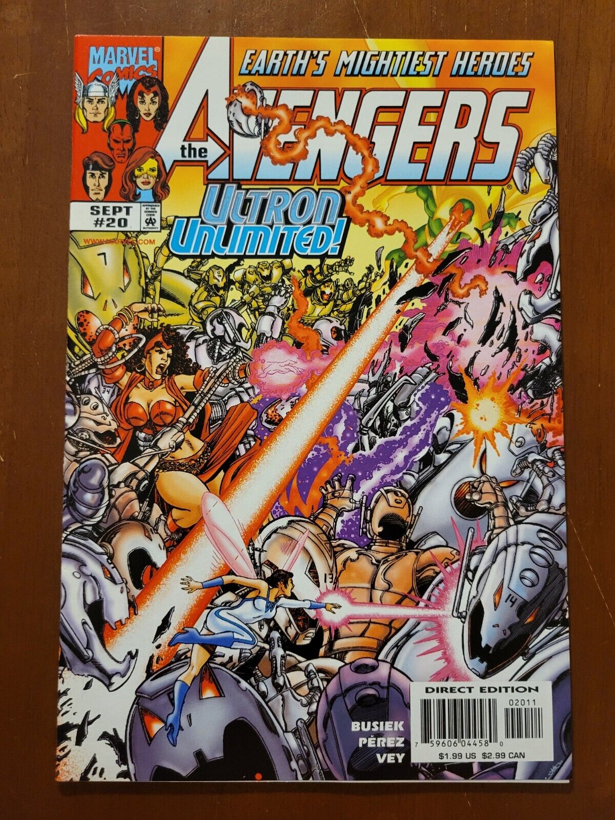 Avengers #20 VF/NM 9.0+ Ultron Marvel 1999