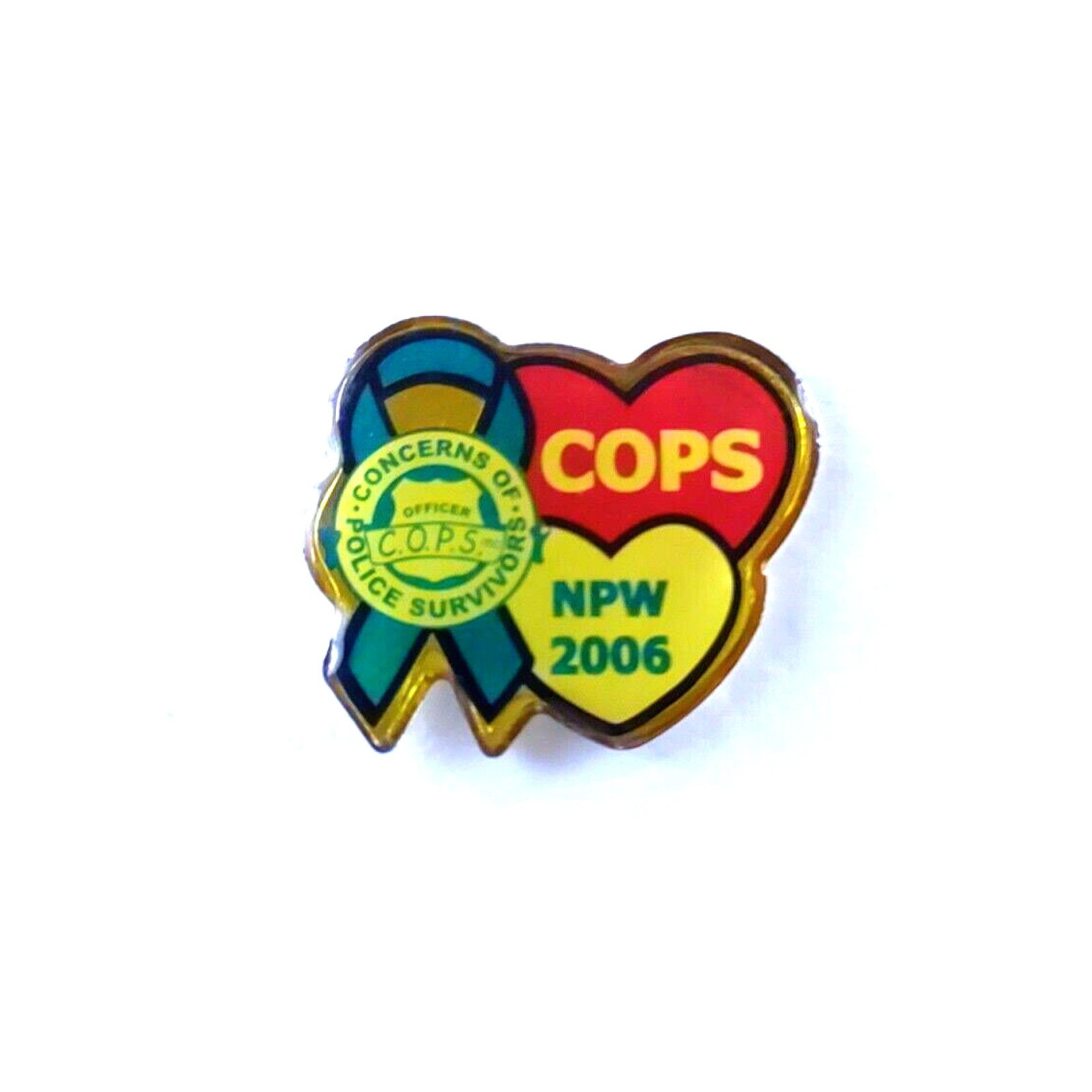 2006 Concerns Of Police Survivors Cops NPW Lapel Hat Pin Pinback ~ Officer