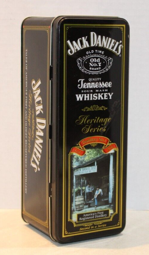 Jack Daniels Heritage Series Collectors Tin Whiskey Empty Old No. 7