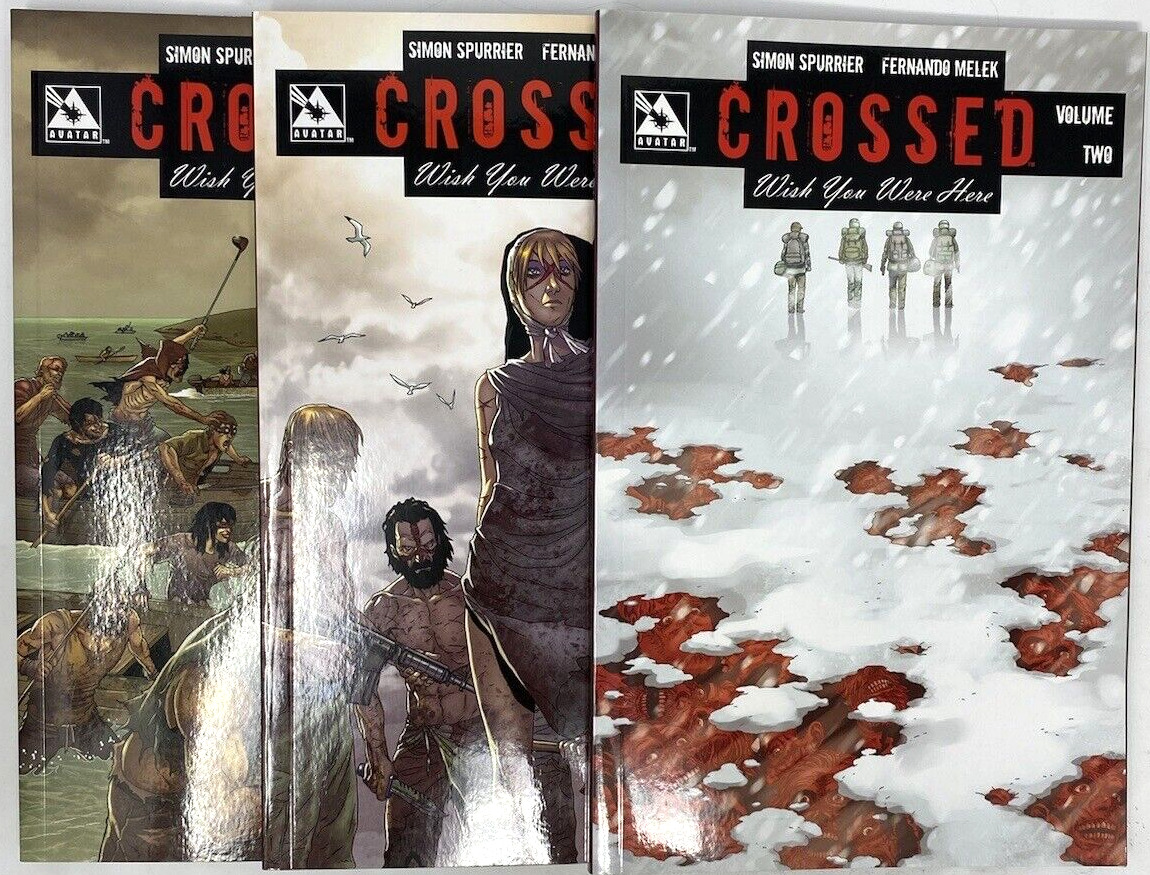 Crossed Wish You Were Here Graphic Novel Vol 1 2 3 Avatar Press