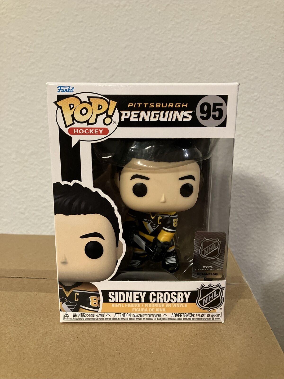 Funko Pop NHL Pittsburgh Penguins Sydney Crosby Pop Vinyl Figure #95 Mint