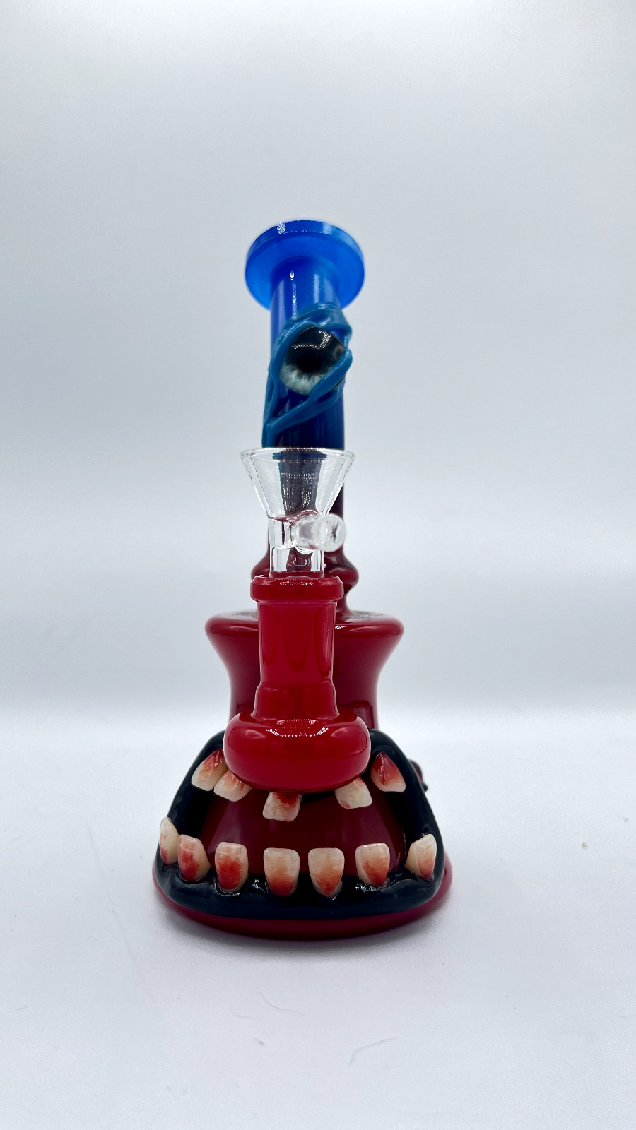 7\' Glow In The Dark Colorful Glass Beaker Bong W/ Free Glass Bowl Tobacco Rare