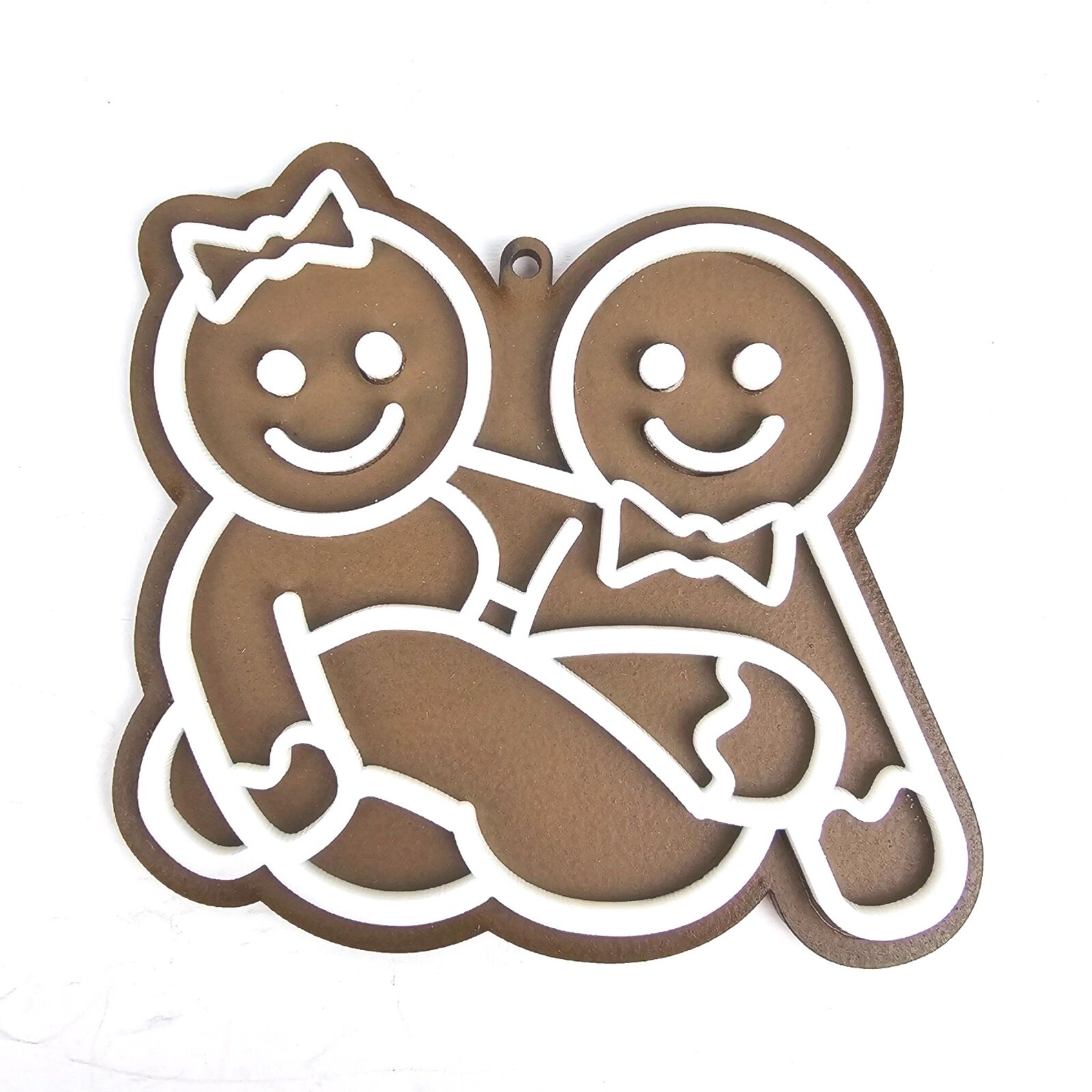 Naughty Gingerbread Cookie Christmas Ornament Adult Sexual Funny Scissoring