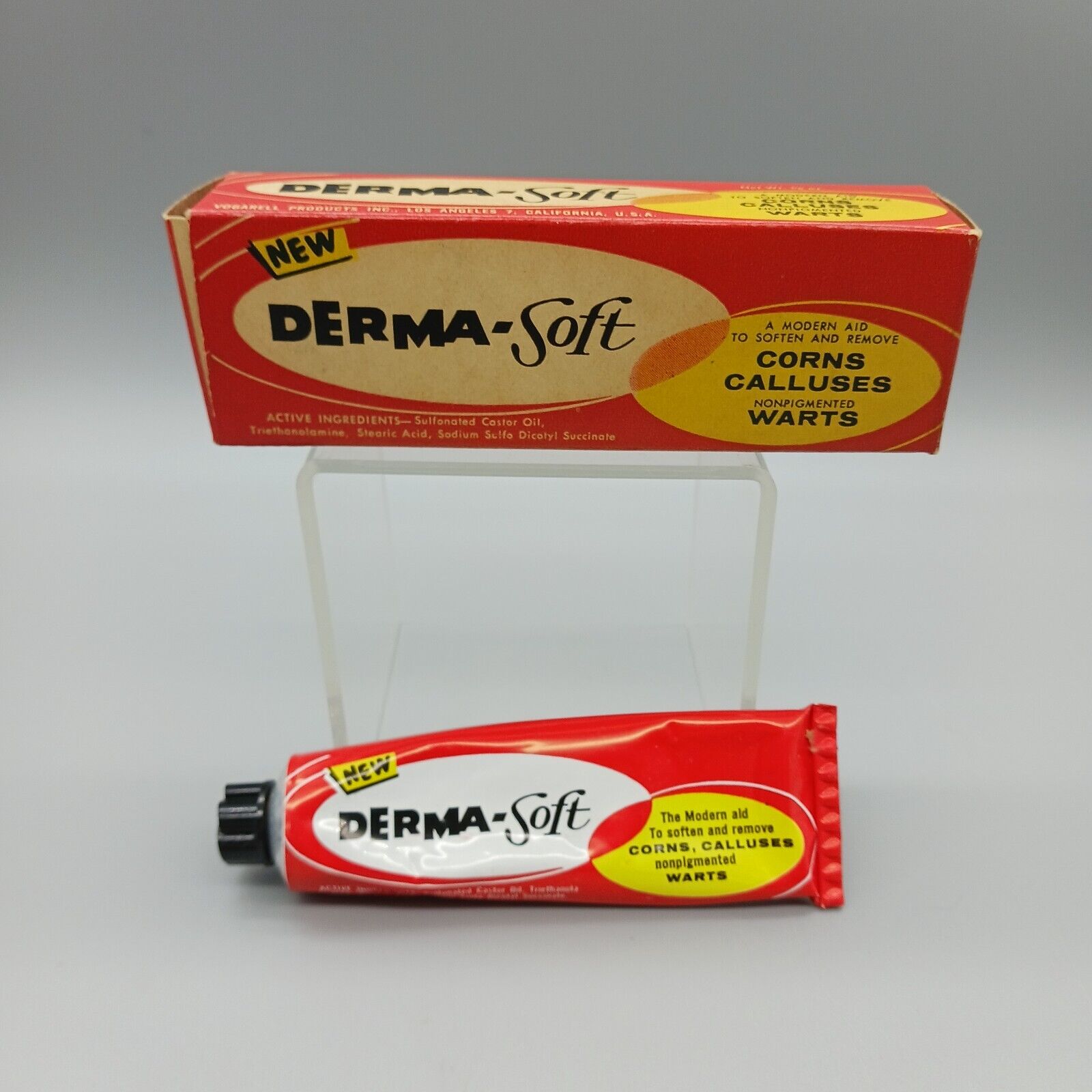 Vintage Derma-Soft Tube with Original Box