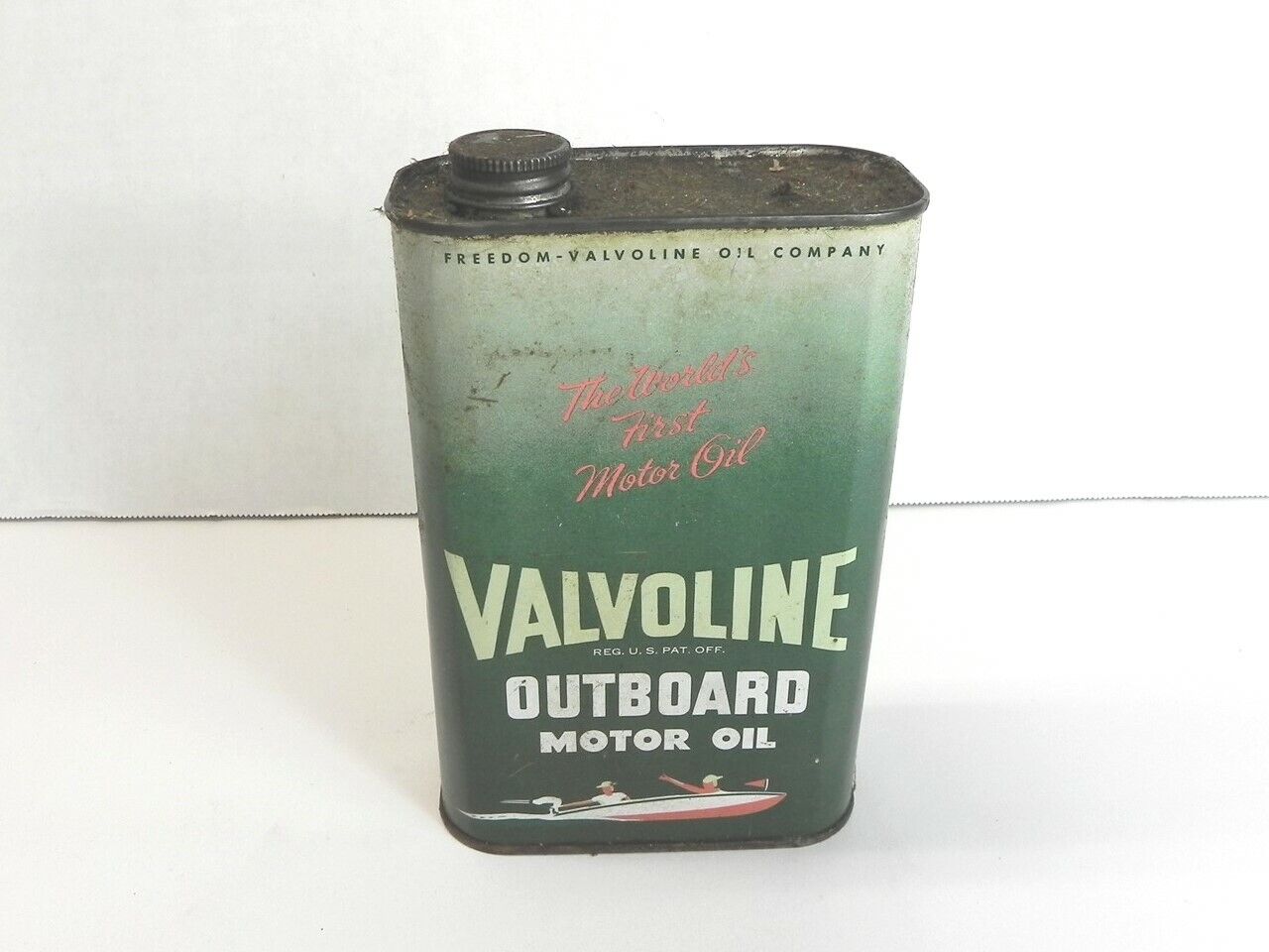 VINTAGE VALVOLINE OUTBOARD MOTOR OIL 
