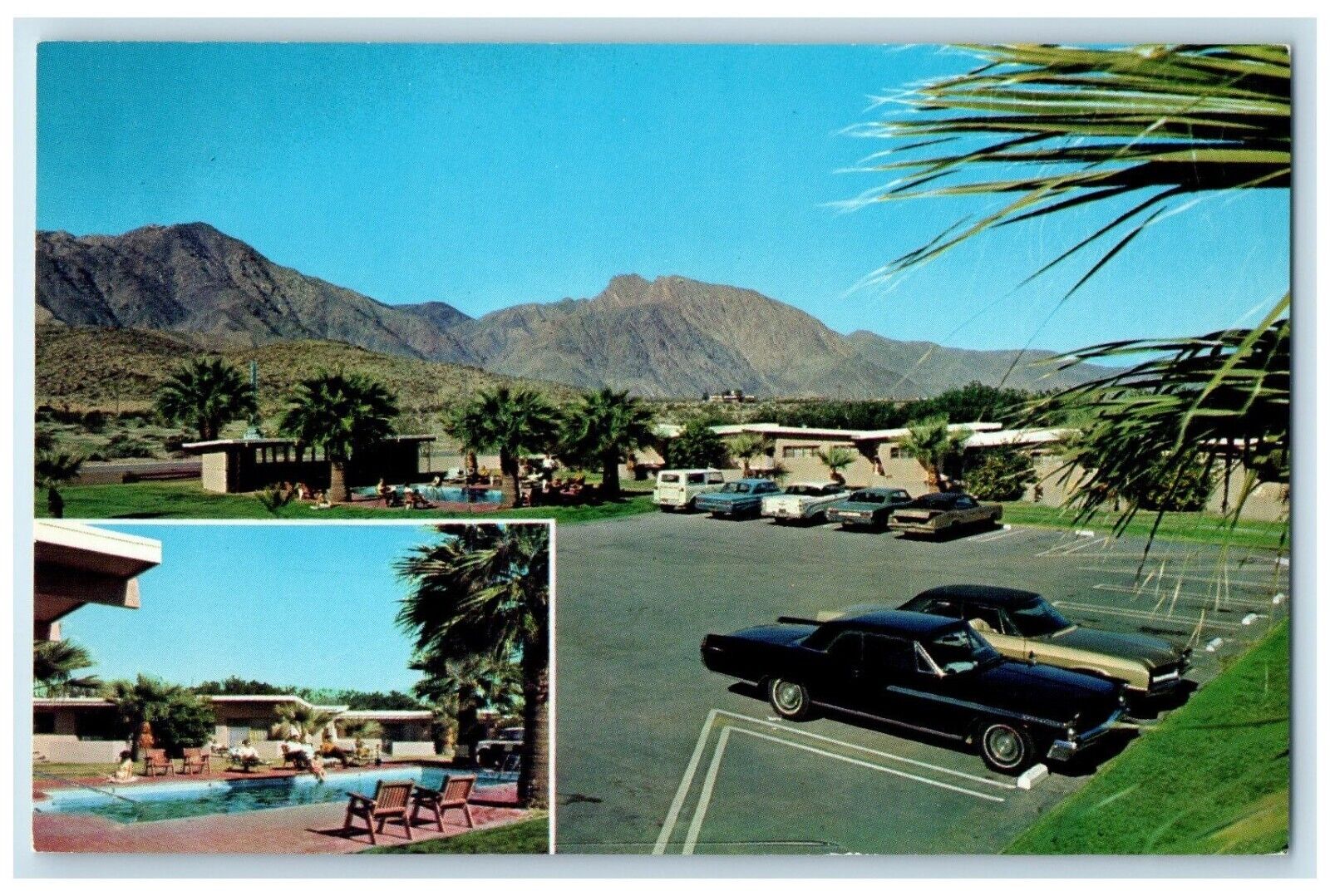 c1960 Stanlunds Resort Motel Borrego Springs California Vintage Antique Postcard