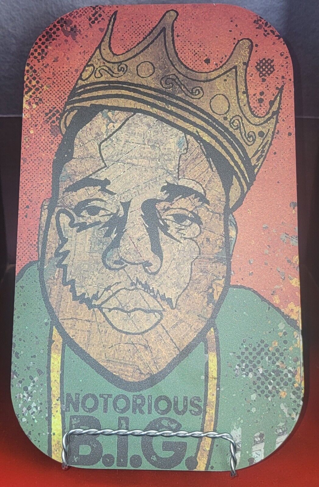 Notorious Biggie Smalls Backwoods Rolling Tray 	10.5 x 6.5\