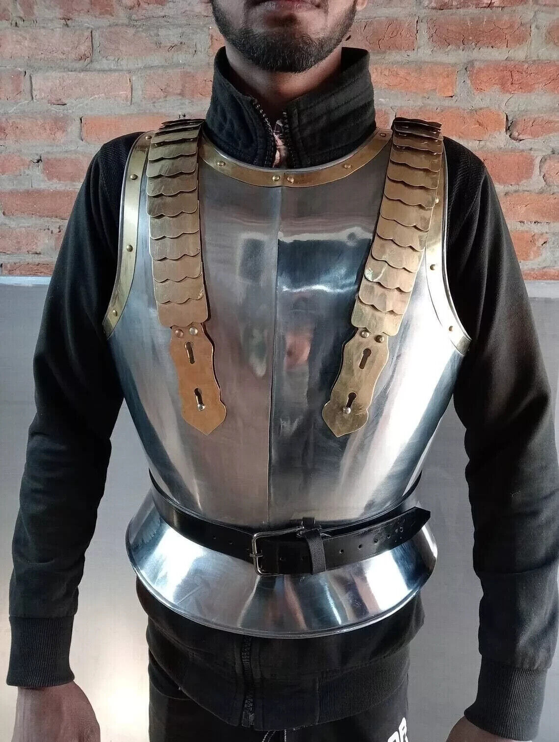 Medieval Armor Jacket Costume Steel Templar SCA Larp Jacket Knight Armor
