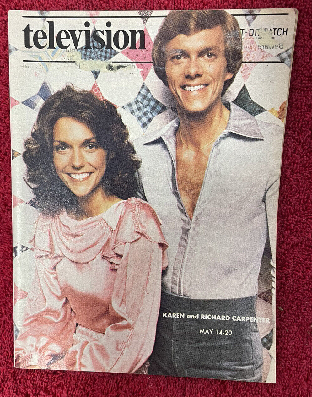 May 14 1978 St Louis Post-Dispatch TV Magazine THe CARPENTERs Karen Richard RARE