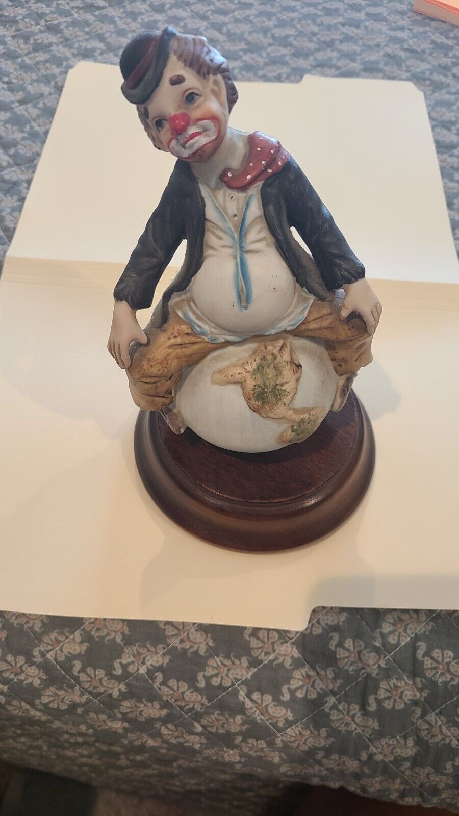 Albert Price Figurine Clown On Top Of The World Music Send In The Clowns 1980 