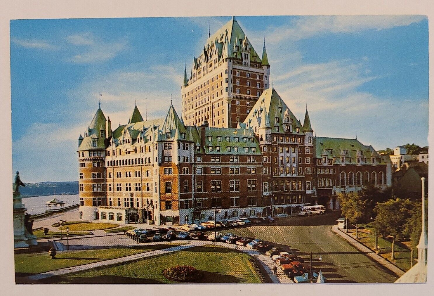 Vintage Chateau Frontenac Quebec Canada Postcard
