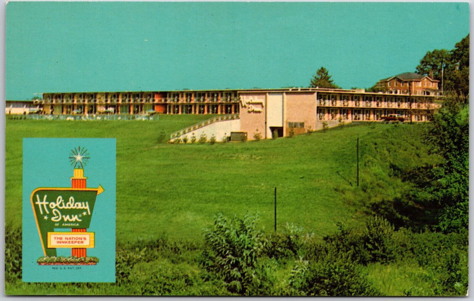 Lynchburg Virginia Holiday Inn Chrome Postcard  