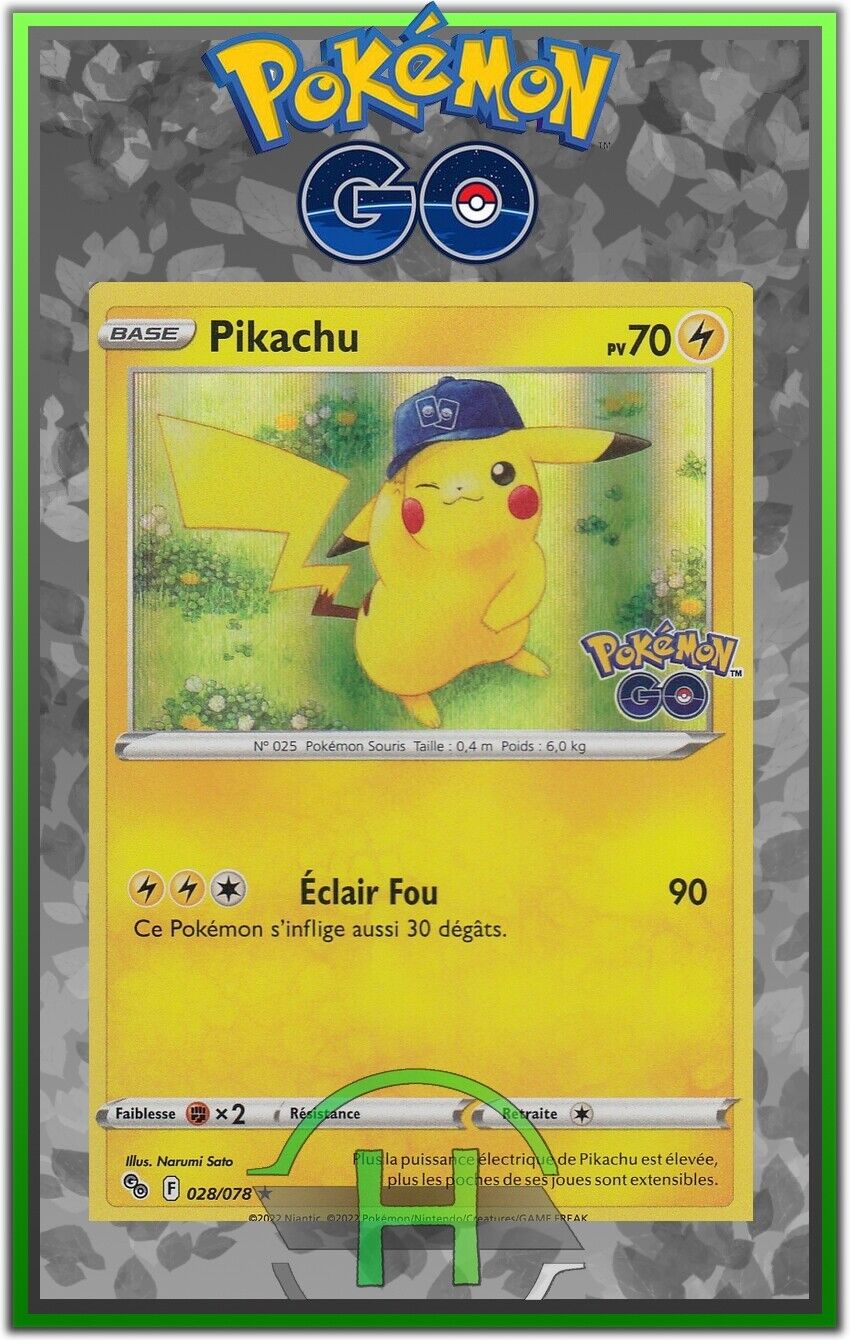 Pikachu Holo - EB10.5:Pokemon Go - 028/078 - New French Pokemon Card