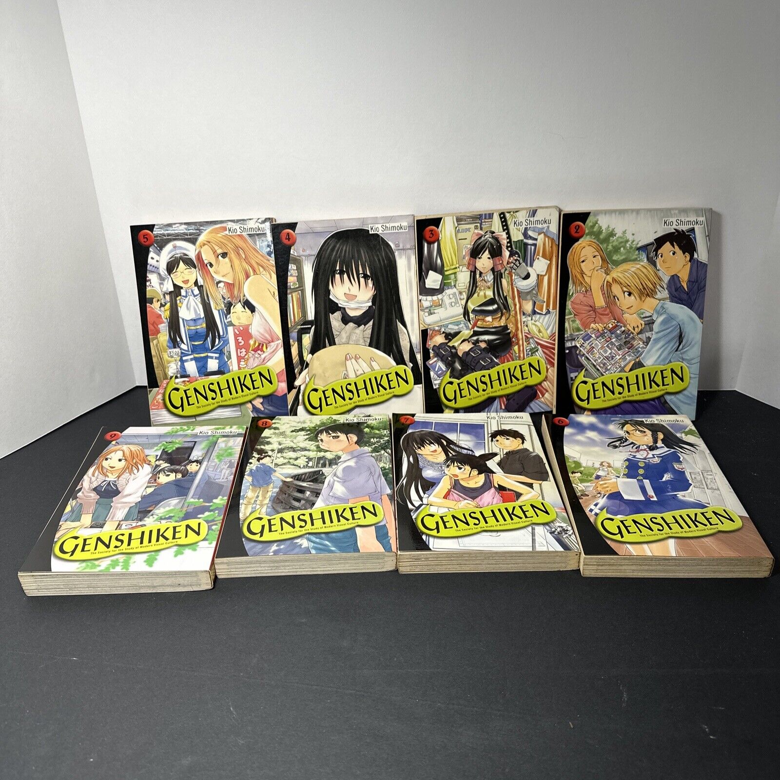 Genshiken Second Season Manga Vol. 2-9 Shimoku Kio Kodansha Lot Of 8 Book