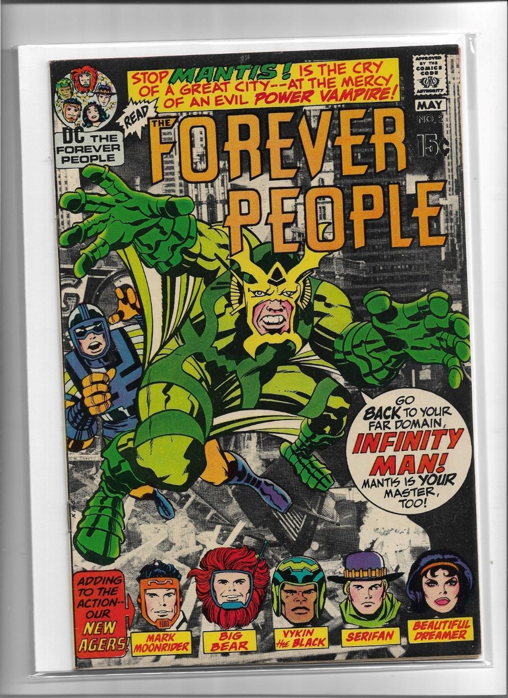 THE FOREVER PEOPLE #2 1971 VERY FINE 8.0 4414