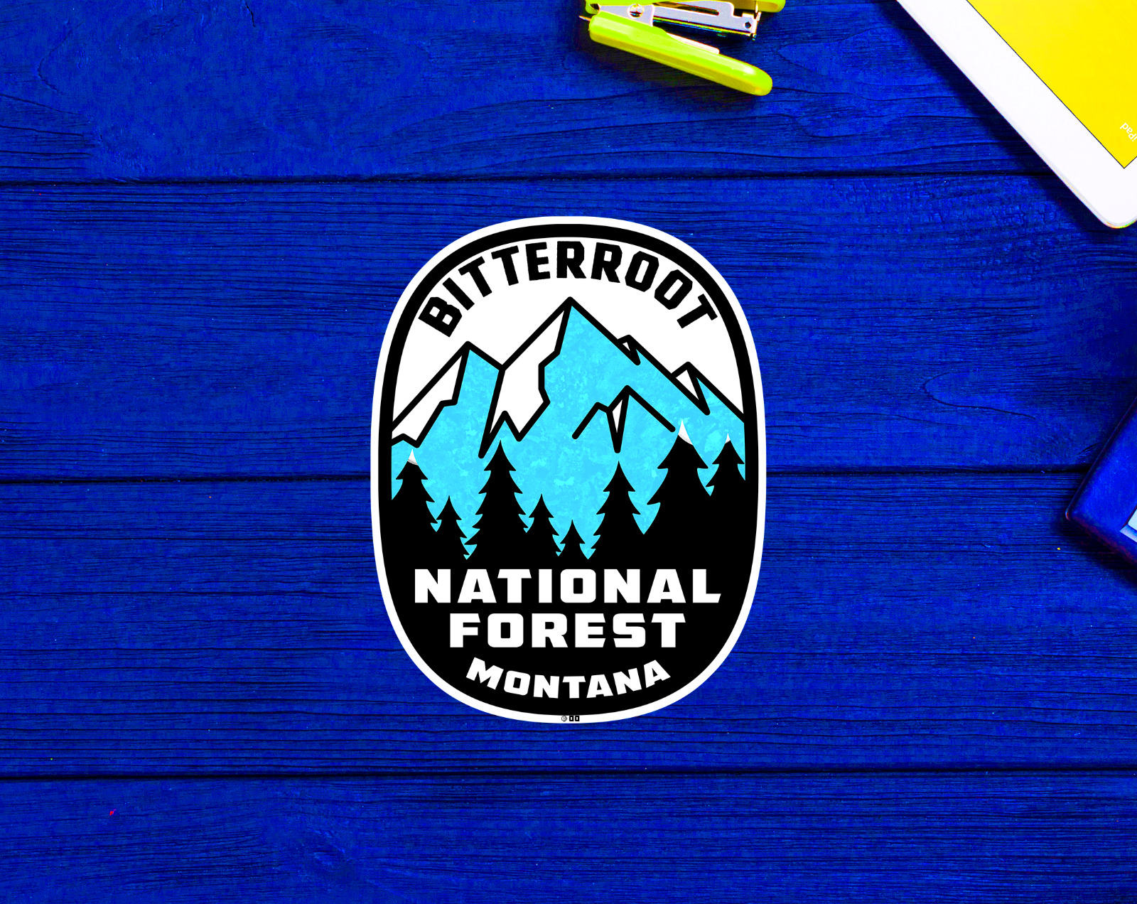 Bitterroot National Forest Montana Sticker 3.9\